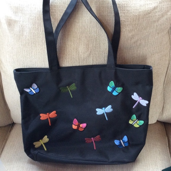 Super Cute Butterfly and Dragonfly Tote💜💙