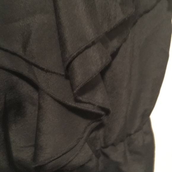 Black Ruffle Blouse - Picture 2 of 4