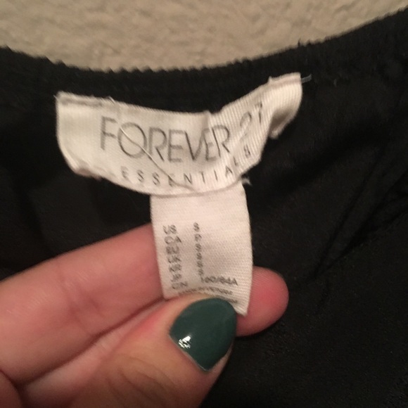 Black Ruffle Blouse - Picture 3 of 4