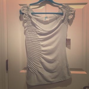 BRAND NEW textured baby blue top