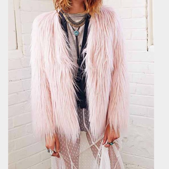 ISO Pink Fur Jacket