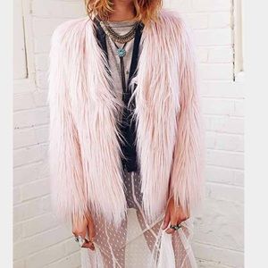 ISO Pink Fur Jacket