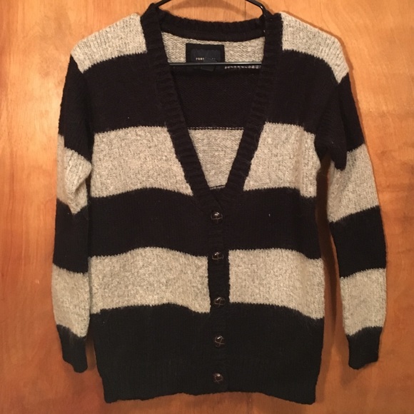 Forever 21 striped cardigan