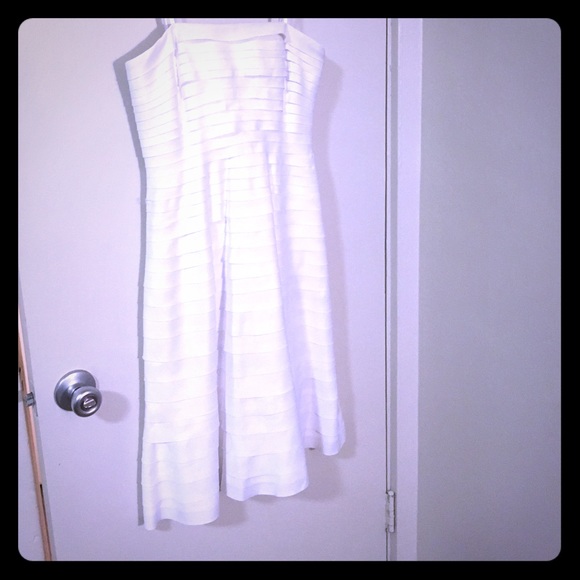 White formal dress