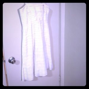White formal dress