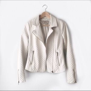 Zara Faux Leather Biker Jacket