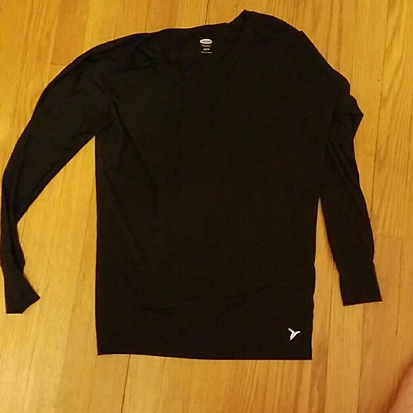 Old Navy Black Athletic Shirt