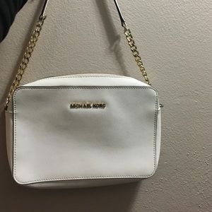 White Michael Kors crossbody