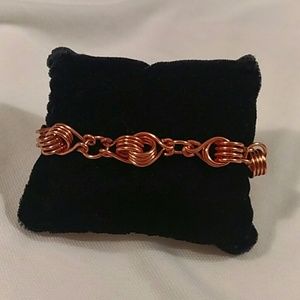 Stunning  copper link bracelet
