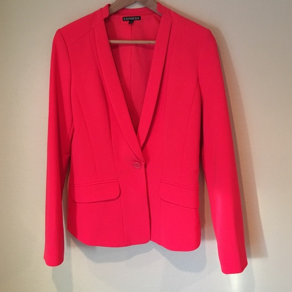 Express Hot Pink Blazer