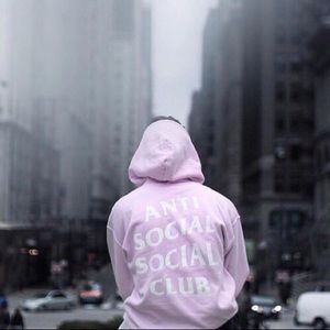 Pink Hoodie by Anti Social Social Club