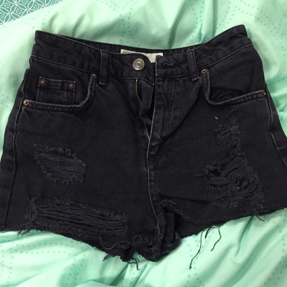 Topshop mom high waisted shorts