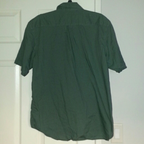 Old Navy Olive Green Button Down - Picture 3 of 3