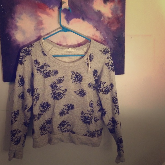 Forever 21 Floral Sweatshirt