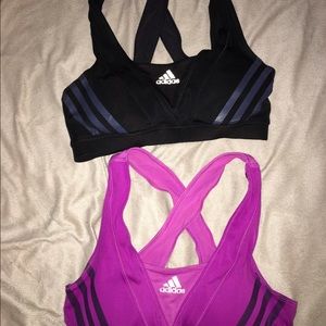 2 Adidas sports bras