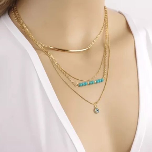 Jewelry - 🌺  Layer eye necklace