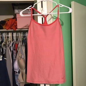 Nike Dri-fit pink workout yoga running top