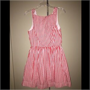 Red and white striped American Apparel mini dress