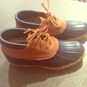 L.L. Bean Bean Boots - Leather, Navy, Ankle