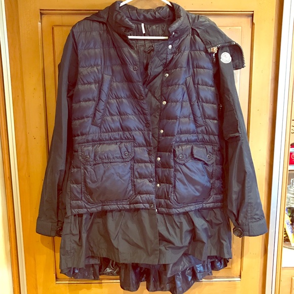 MONCLER- navy windbreaker with insulation