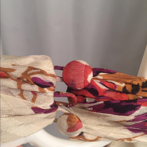 *SOLD* Vintage Betsy Johnson floral halter dress - Picture 5 of 7