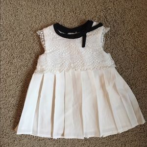 Max studio baby white dress 12M