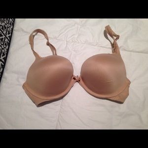 Tan Victoria's Secret push up bra