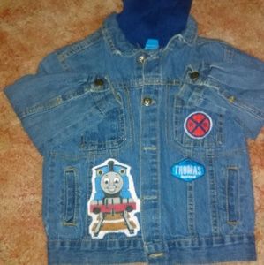 Toddler thomas the train jean jacket