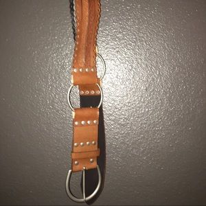 Leather belt