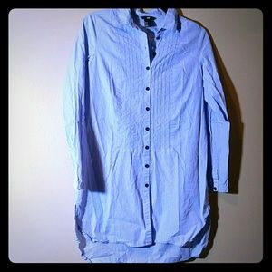 Light Blue Chambray Tunic