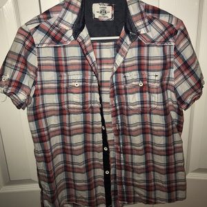 Men's fitted express button down shirt