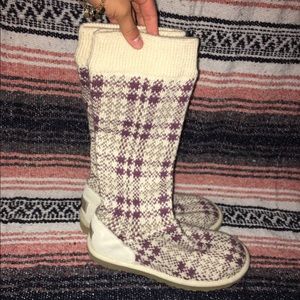 Plaid UGG boots