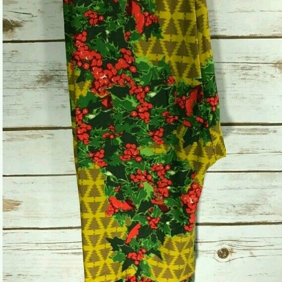 Lularoe OS Holiday Leggings