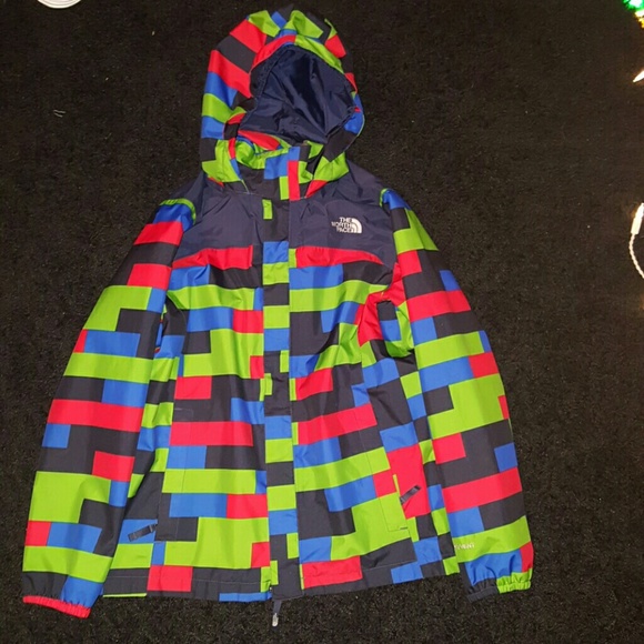North Face youth large rain coat