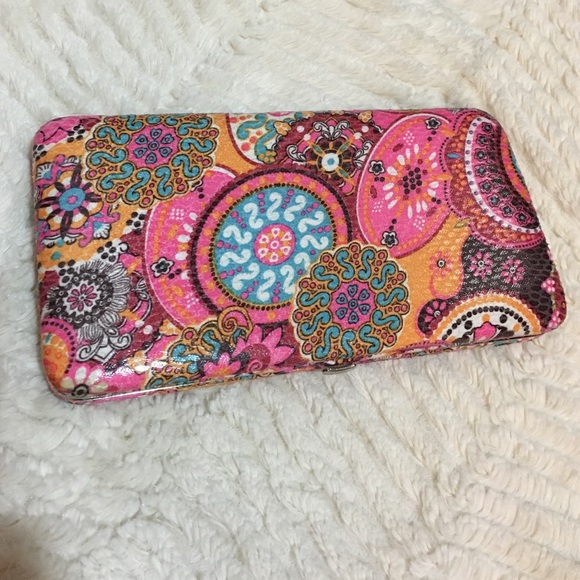 Adorable Pink Paisley Wallet
