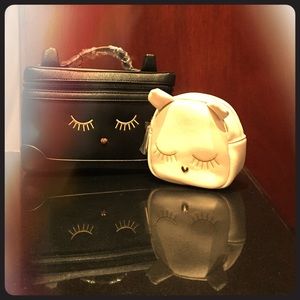 ‼️REDUCED VEGAN MEOW Purrdy Makeup Bag