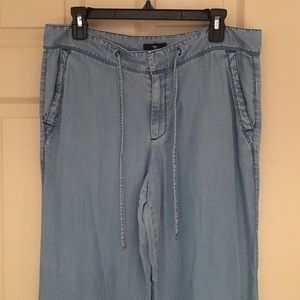 Gap denim wide leg pants