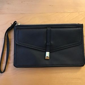 Simple Black Wristlet