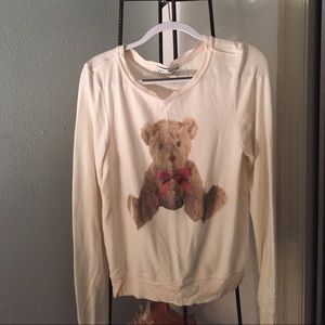 Wildfox teddy bear women's sweater size S