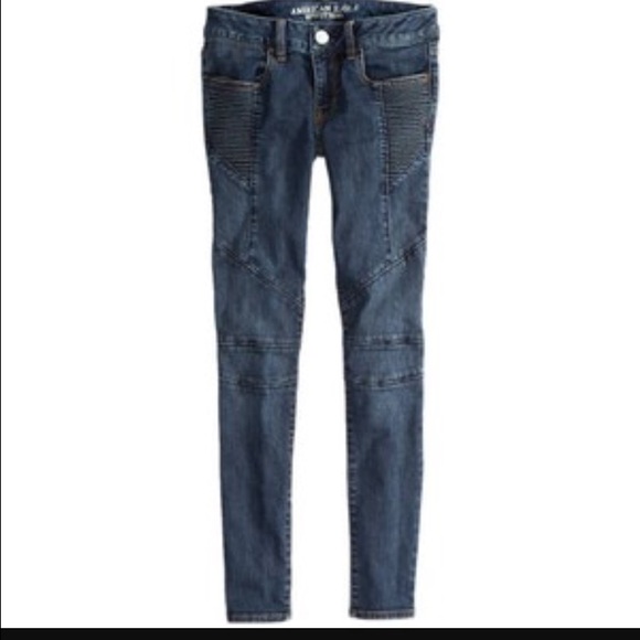 American Eagle Super Stretch Moto Jeggings