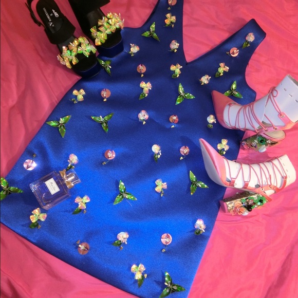 3D Flowers Dress