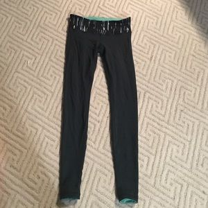 Lululemon reversible wonder under tights sz.6