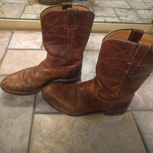 Rustic cowboy boots