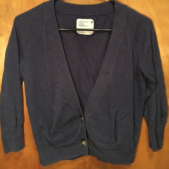 Dark blue American eagle cardigan
