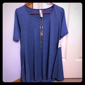 Lula roe dark blue Perfect T !