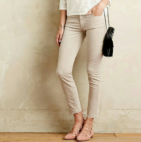 Anthropologie: Ankle Fray Jeans