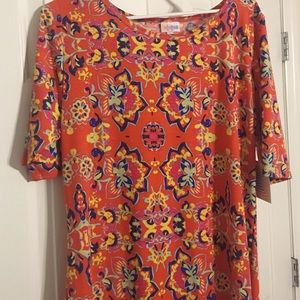 NWT Lularoe Julia Orange