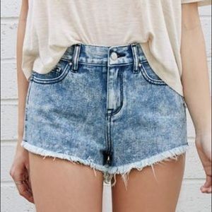 High waisted shorts