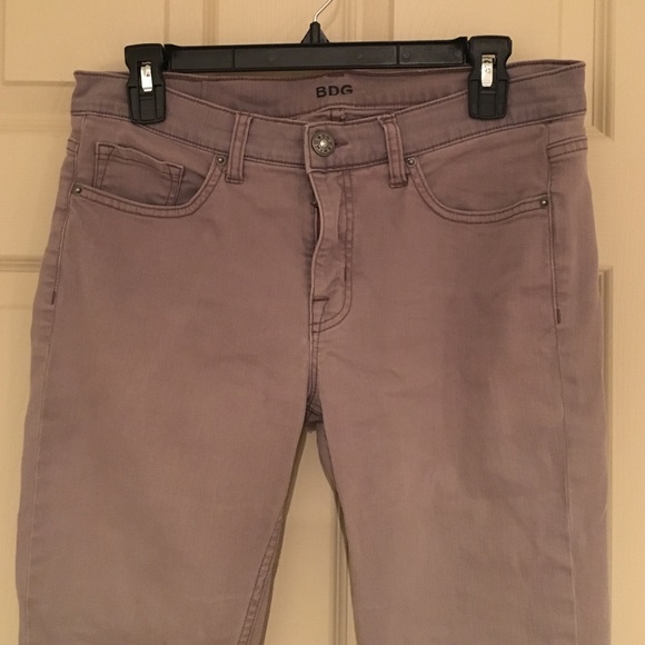 Light purple skinny jeans!