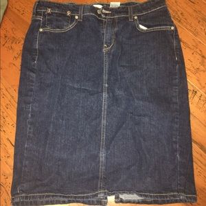 Denim skirt